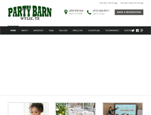 Tablet Screenshot of partybarnrentme.com